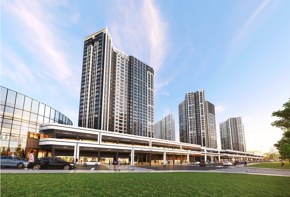 한화포레나 포항 메인 조감도